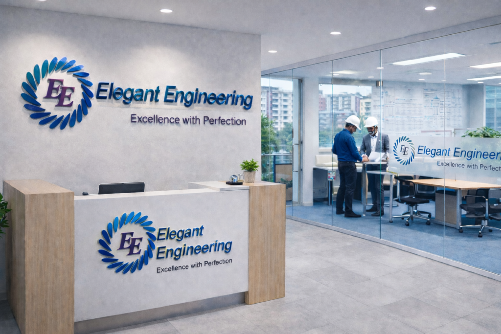 elegant engineering office setup in bangladesh showcasing professional engineering workspace